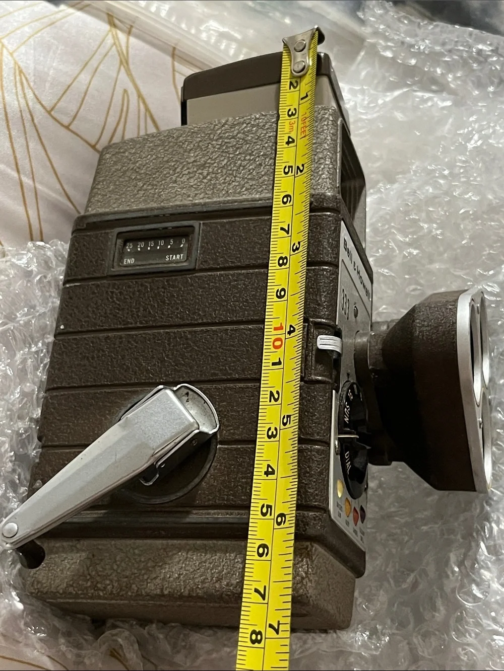 333 8mm Camera in Gray and Silver